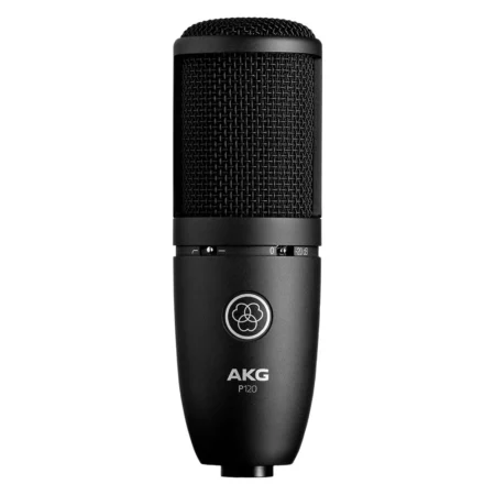 Micrófono condensador cardioide para grabación AKG P120 tienda de musica lima