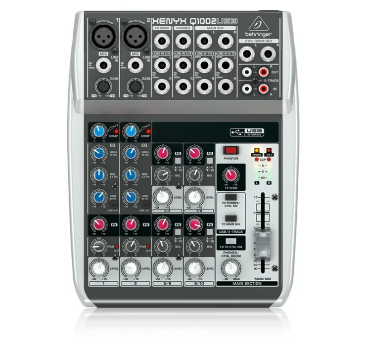 Behringer Xenyx Q1002USB Mezclador analógico con efectos e interfaz USB