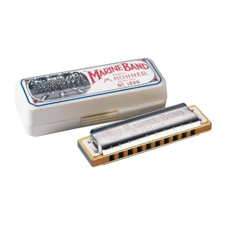 Armónica en C Hohner Marine Band 1896 tienda instrumentos musicales lima