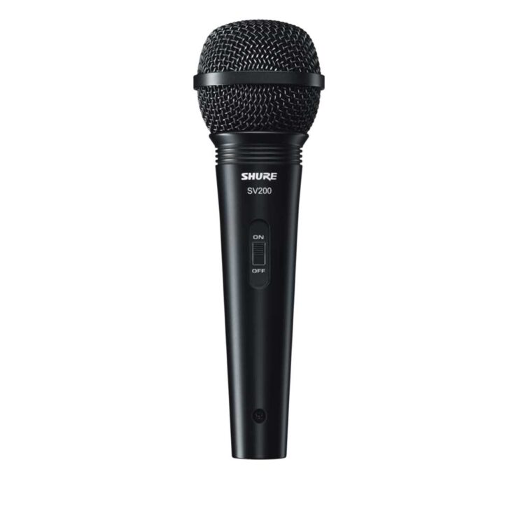 Micrófono dinámico cardioide para voz Shure SV200 tienda instrumentos musicales lima