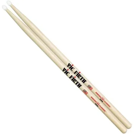 Baquetas de nogal con punta de nylon Vic Firth American Classic 5AN tienda instrumentos musicales lima