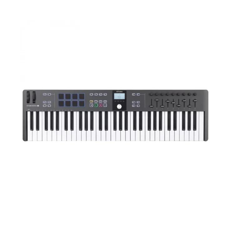 Controlador Midi Arturia Keylab Essential 61 MK3 Negro tienda instrumentos musicales lima peru