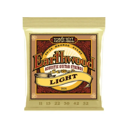 Cuerdas de Guitarra Acústica Ernie Ball 2004 Earthwood 80/20 Bronze Light 11-52 Tienda de musica