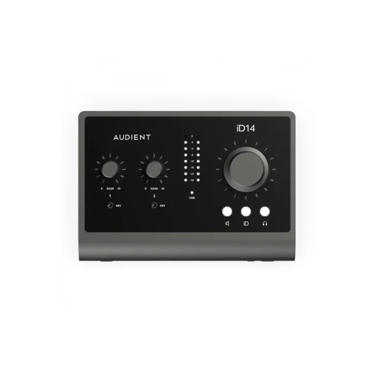 Interfaz de Audio USB Audient iD14 MKII tienda de musica lima
