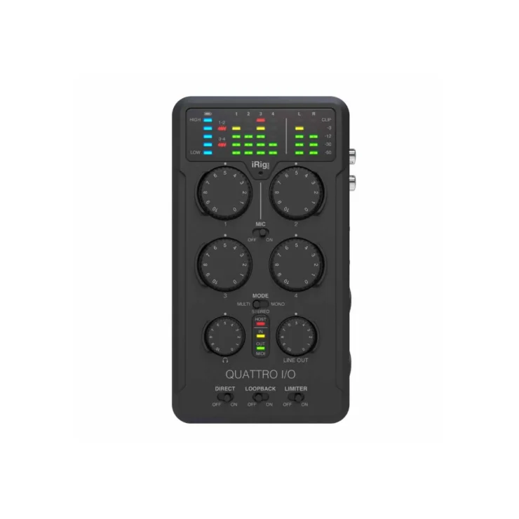 Interfaz audio profesional IK Multimedia iRig Pro Quattro I/O Tienda de musica