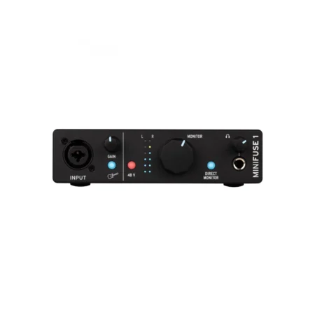 Interfaz USB Arturia MiniFuse 1 Negro tienda instrumentos musicales lima peru