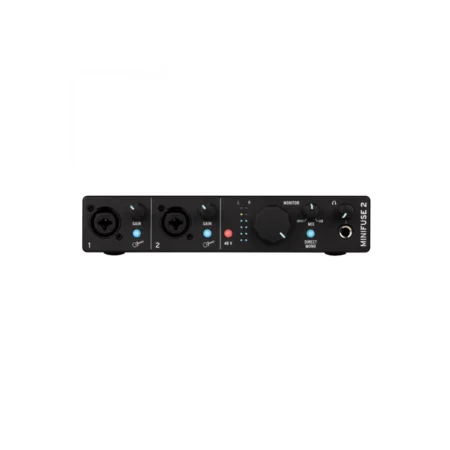 Interfaz USB Arturia MiniFuse 2 Negro tienda instrumentos musicales lima peru