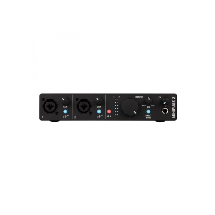 Interfaz USB Arturia MiniFuse 2 Negro tienda instrumentos musicales lima peru