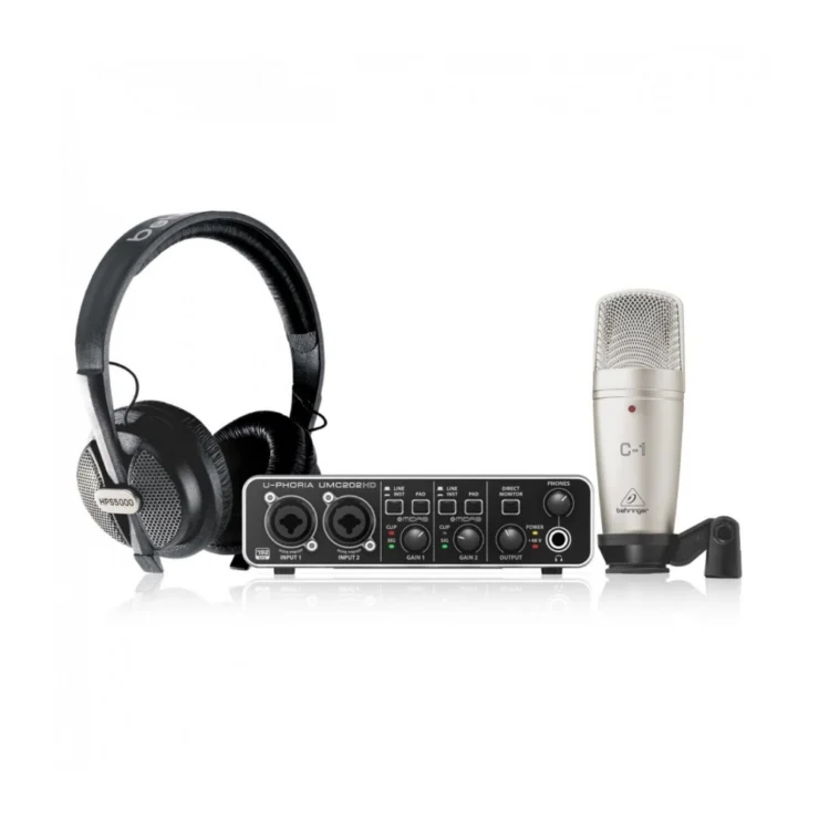 Set de Grabación Behringer U-PHORIA STUDIO PRO tienda de musica lima