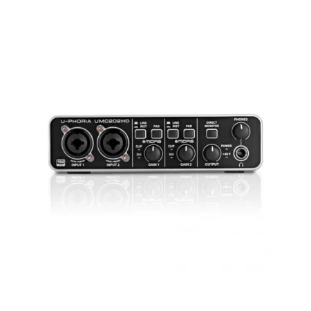Interfaz de Audio USB Behringer U-PHORIA UMC202HD tienda de musica lima