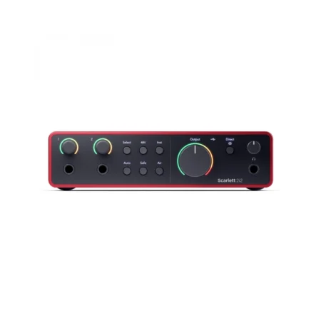 Interfaz de Audio Focusrite Scarlett 2i2 (4.ª Generación) tienda de musica lima