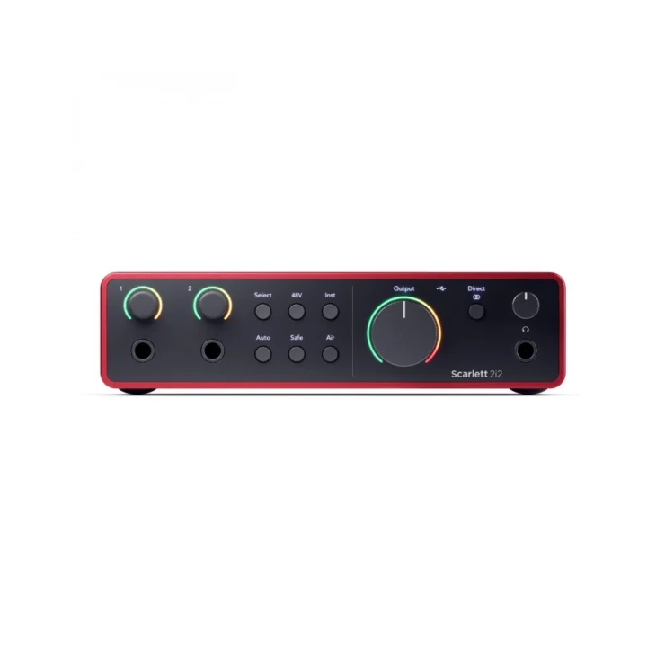 Interfaz de Audio Focusrite Scarlett 2i2 (4.ª Generación) tienda de musica lima