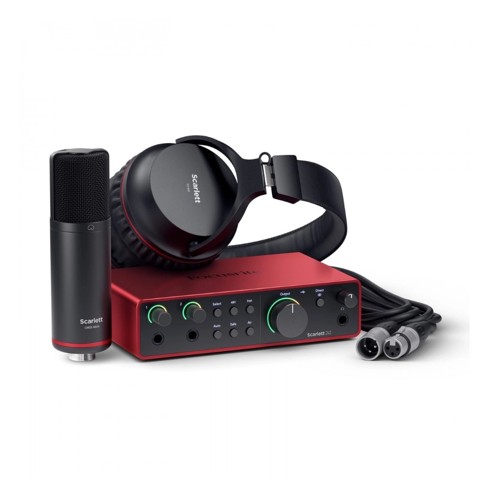Pack de Grabación Focusrite Scarlett 2i2 Studio (4.ª Generación) tienda de musica lima