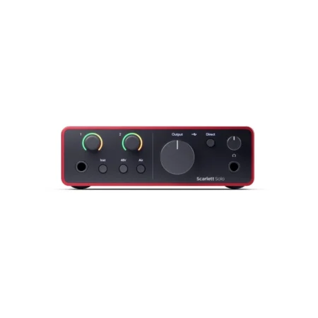 Interfaz de Audio Focusrite Scarlett Solo (4.ª Generación) tienda de musica lima