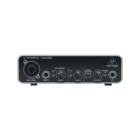 Interfaz de Audio USB Behringer U-Phoria UMC22 tienda de musica lima