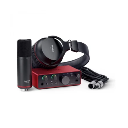 Pack de Grabación Focusrite Scarlett Solo Studio (4.ª Generación) tienda de musica lima