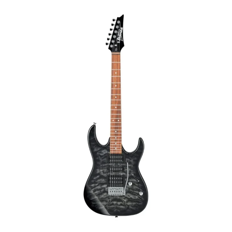Guitarra eléctrica Ibanez GRX70QA TKS tienda instrumentos musicales lima