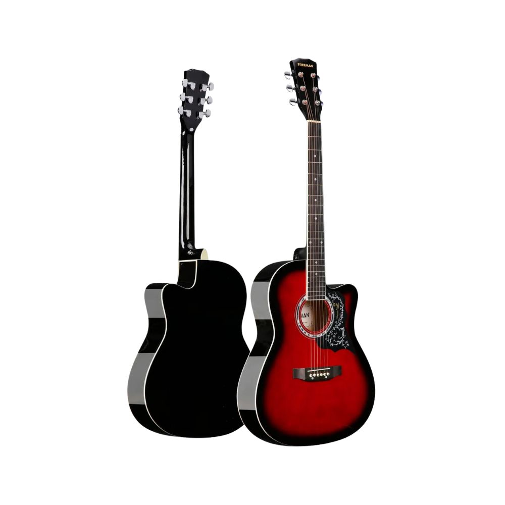 Guitarra Acustica Estudiante Freeman tienda de musica lima